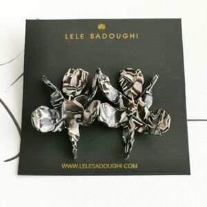 ✨Lele Sadoughi✨ Small Paper Lily Earrings Maple